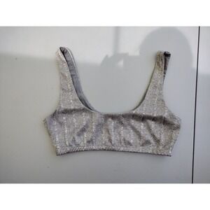 NBD‎ women's grey crop top size small